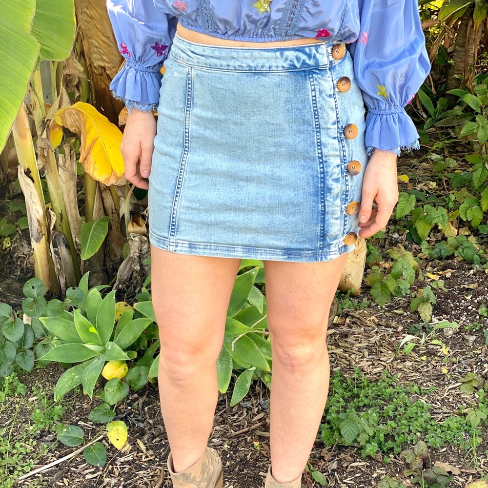 Free People Mini Skirt